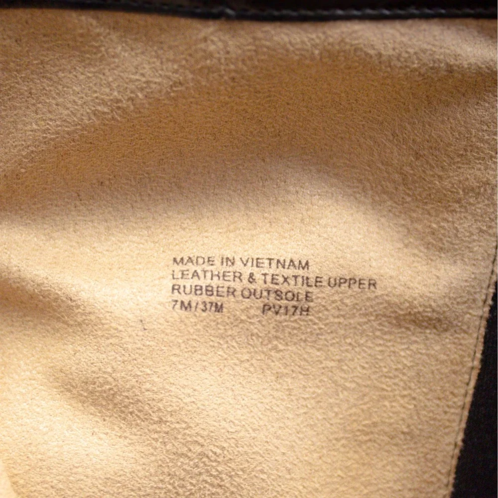 Michael Kors Hamilton Tall Riding Boots Black Leather/Textile Size 7M